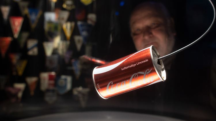 Die Cola-Dose des "Büchsenwurfspiels" befindet sich mittlerweile im Gladbacher Vereinsmuseum.