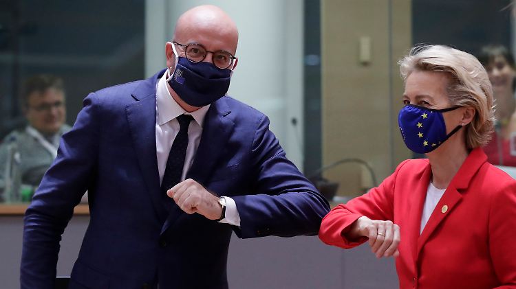 EU-Ratspräsident Charles Michel und Kommissionschefin Ursula von der Leyen - die Hoffnungen auf einen Neustart mit den USA dürfte die Deutsche teilen.