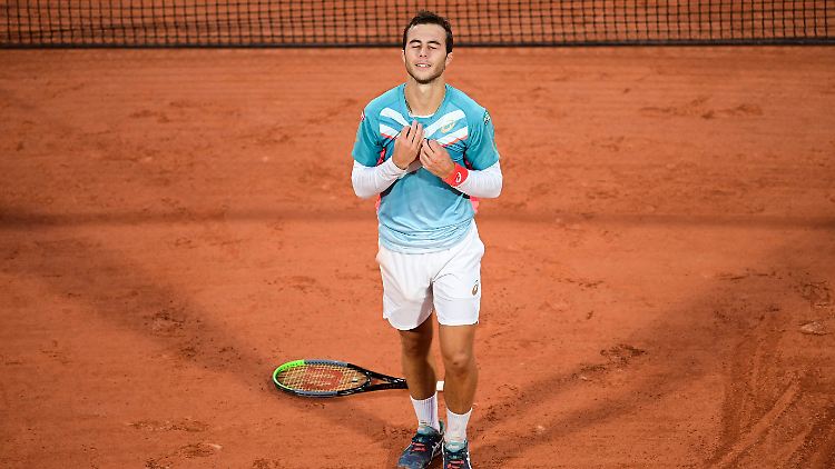 Hugo Gaston spielt sich ins Blickfeld der Tenniswelt.