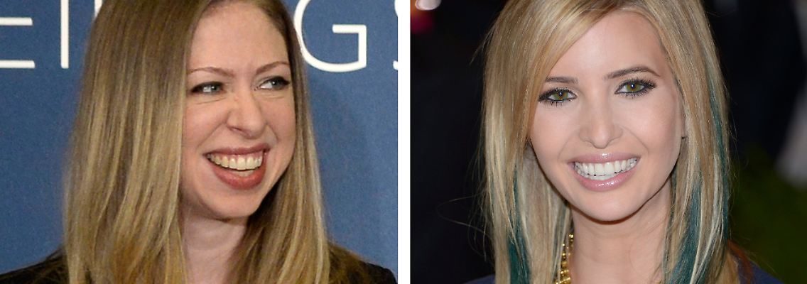 Einst Freunde, heute Spinnefeind: Chelsea Clinton (l.) und Ivanka Trump (r.).