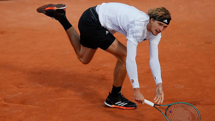 Zverev ist nicht im Vollbesitz seiner Kräfte.