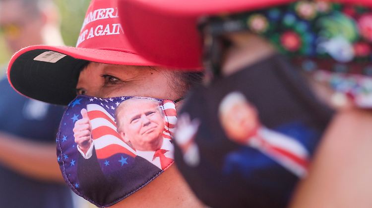 Trump-Anhänger müssen vorerst auf seine Auftritte verzichten.