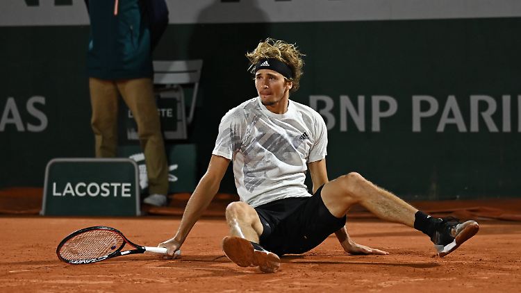 Völlig down: Alexander Zverev.