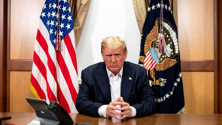 US-Präsident Trumo will das Krankenhaus noch heute verlassen.