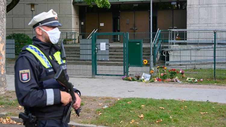 Vor der Synagoge in Hamburg attackierte der 29-Jährige einen drei Jahre jüngeren Mann.