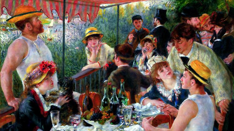 "Frühstück der Ruderer" - die Gemälde von Renoir gelten als Meisterwerke des Impressionismus.
