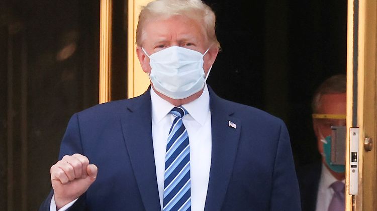 Trump fühlt sich wieder "großartig".