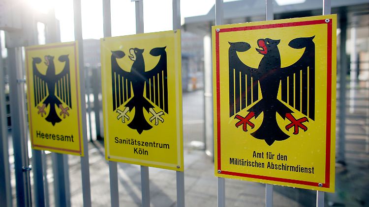 Der MAD ermittelt derzeit gegen acht Verdächtige, die der "Reichsbürger"-Szene angehören sollen.