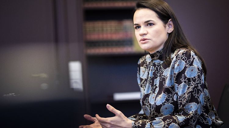 Swetlana Tichanowskaja fordert von Putin, die Unterstützung für Lukaschenko zu beenden. 