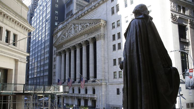 Nach der Talfahrt folgt an der Wall Street die Erholung.