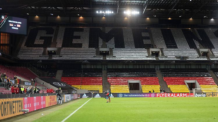 Der DFB versucht angesichts der Infektionszahlen in Köln gar nicht erst, Zuschauer ins Stadion zu bringen.