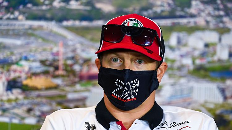 Reden war seine Sache nicht: Kimi Raikkönen.
