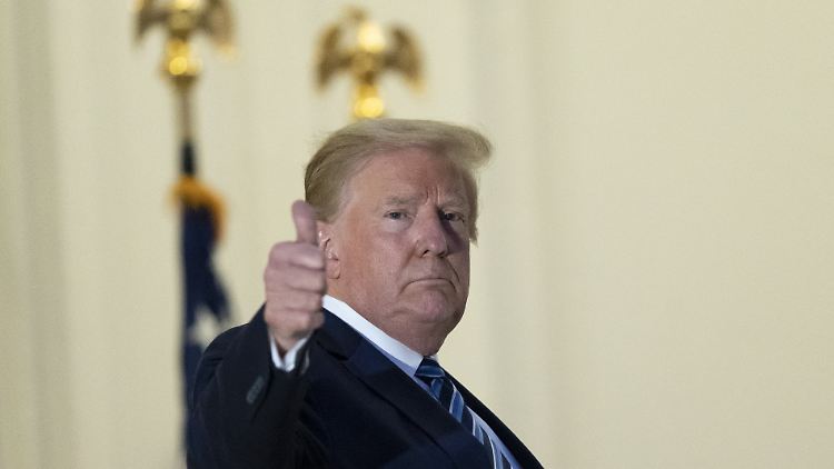 Fühlt sich inzwischen wieder sehr gut: Donald Trump.