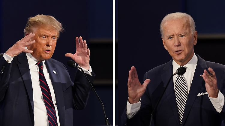 Trump oder Biden - wer macht das Rennen? Es kann gut sein, dass wir in der kommenden Nacht noch nicht mehr wissen.