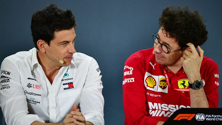 Binotto und Wolff - mehr Konkurrenten als Weggefährten.