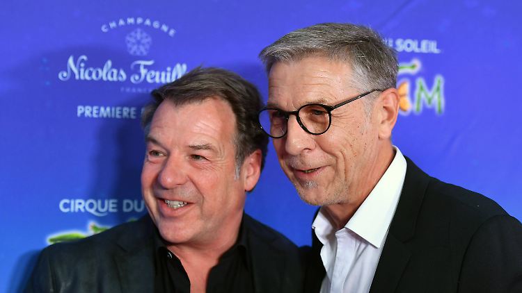 Bringen jeweils einen Sohn in die Ehe mit ein: Patrick Lindner (l.) und Peter Schäfer.