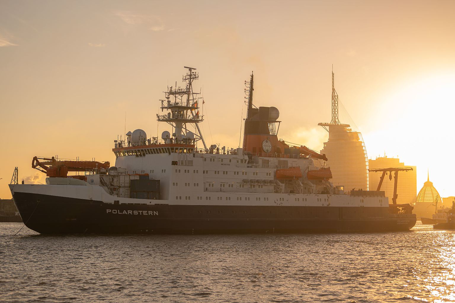 Die "Polarstern" ist zurück in Bremerhaven. 