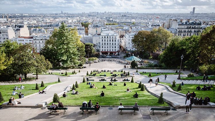 Die Pandemie macht sogar den Montmartre in Paris zur gottverlassenen Gegend. 