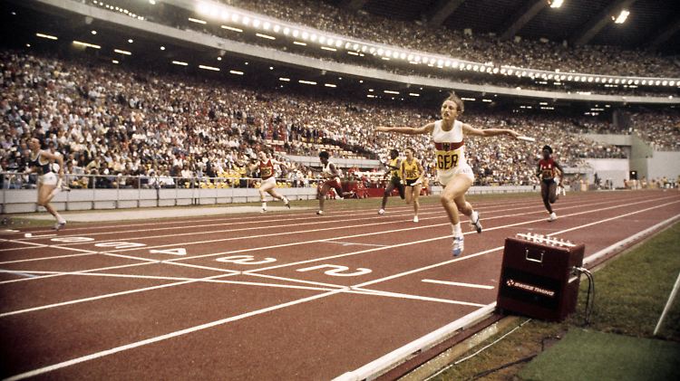 Nur um Hundertstelsekunden rannte Annegret Richter 1976 in Montreal über 200 Meter und mit der DLV-Sprintstaffel an Gold vorbei.