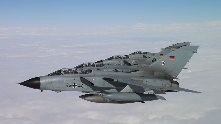 Eine Tornado-Flotte der Luftwaffe.