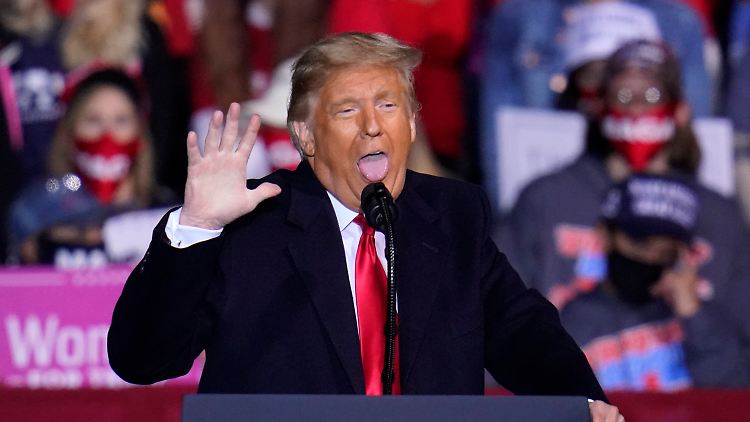 Der Halt in Pennsylvania war Trumps zweiter Auftritt nach Bekanntwerden seiner Corona-Infektion.