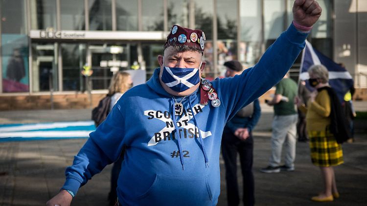 Gewichtige Unterstützung: Unabhängigkeitsdemonstration in Glasgow am 17. September. 