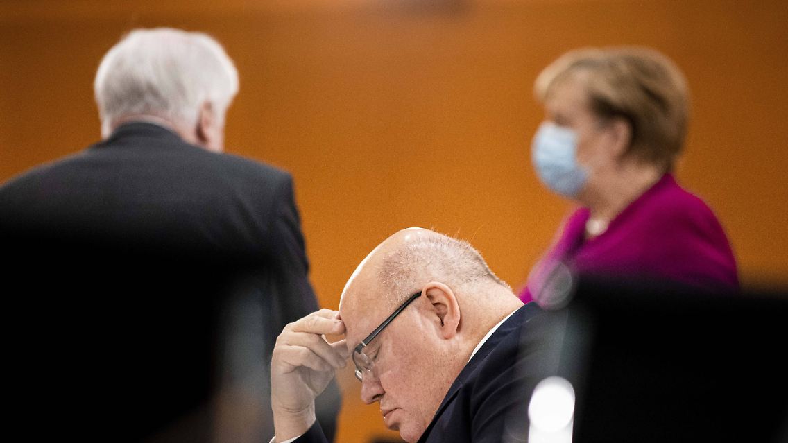 Nachdenklich: Wirtschaftsminister Altmaier auf der Kabinettssitzung am Mittwoch.
