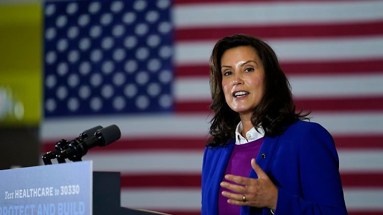 Whitmer ist seit Anfang 2019 Gouverneurin von Michigan. Ihre Corona-Maßnahmen handeln ihr den Zorn der Republikaner ein.