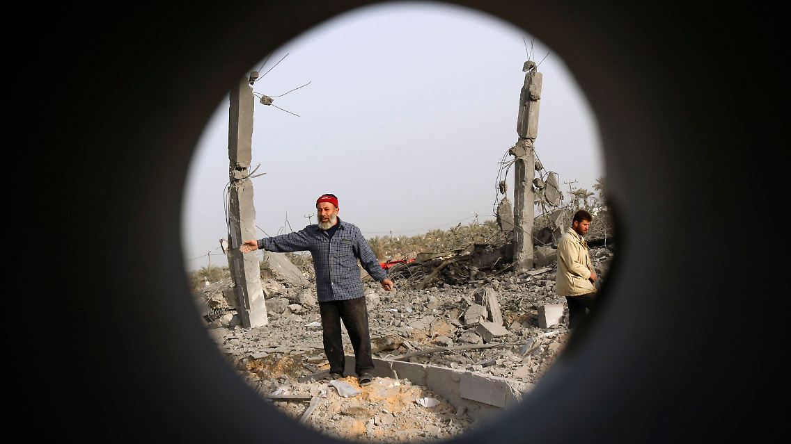 Beim letzten Luftangriff Israels auf den Gazastreifen wurden vier Menschen verletzt.