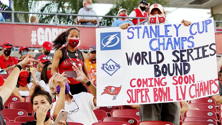 Die Fans sind sich sicher: Tampa ist der Olymp im US-Sport.