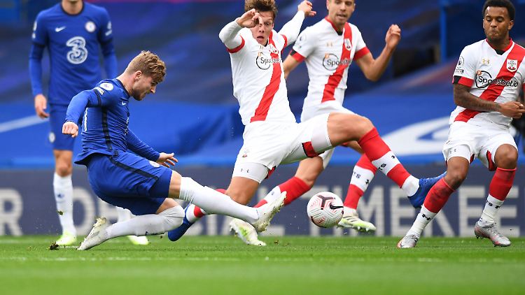 Vollendet: Timo Werner traf erstmals in der Premier League.