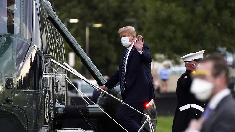 Allein ein Helikopter-Flug vom Weißen Haus ins Krankenhaus soll rund 40.000 US-Dollar gekostet haben.