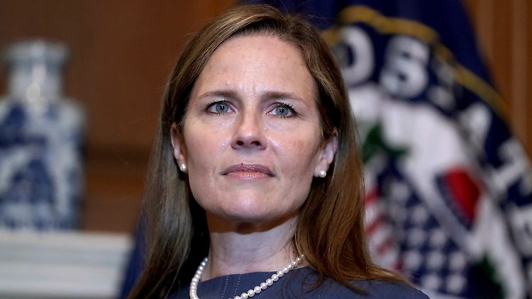 Sie soll die Nachfolgerin von Ruth Bader Ginsburg werden: Amy Coney Barrett.