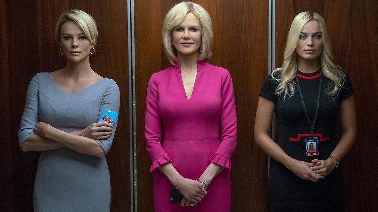 Charlize Theron, Nicole Kidman und Margot Robbie in "Bombshell".