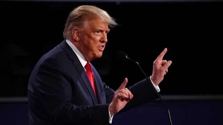 Donald Trump debattierte wohl, obwohl er zuvor positiv auf das Coronavirus getestet wurde.