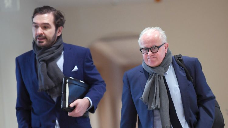 Generalsekretär Friedrich Curtius und Präsident Fritz Keller: Zwei schwerst angezählte DFB-Funktionäre.