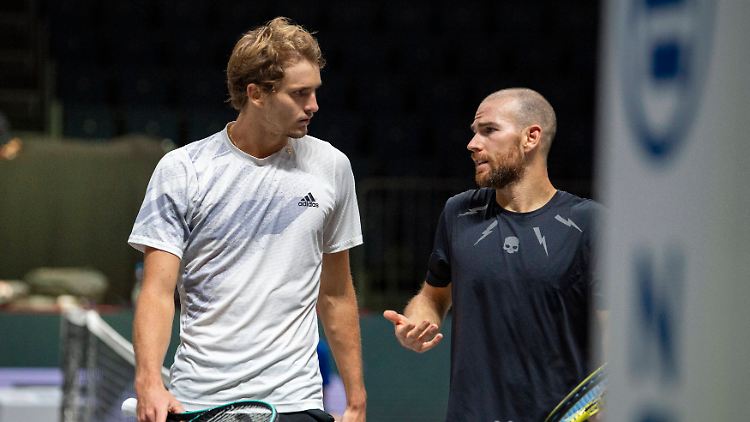 Alexander Zverev hatte durchaus Mühe mit Adrian Mannarino.