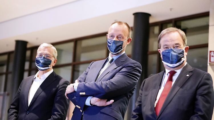 Röttgen, Merz und Laschet wollen CDU-Chef werden.