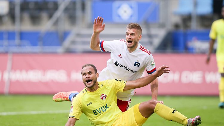 Simon Terodde schoss den HSV nach Rückstand noch zum