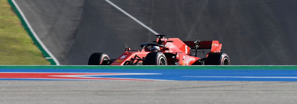 Vettel tat sich mit den Reifen schwer.