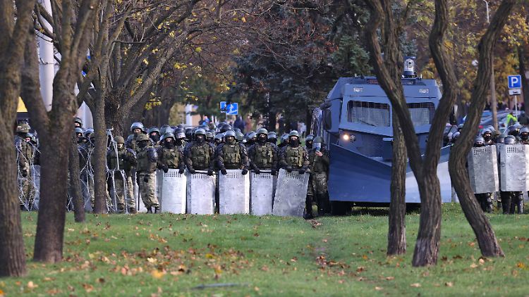 Die Polizei geht in Belarus seit Wochen massiv gegen die Proteste vor.