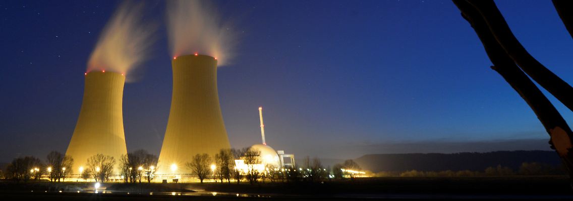 Eine von sechs verbliebenen deutschen Anlagen, das AKW Grohnde. Es soll Ende 2021 vom Netz gehen.