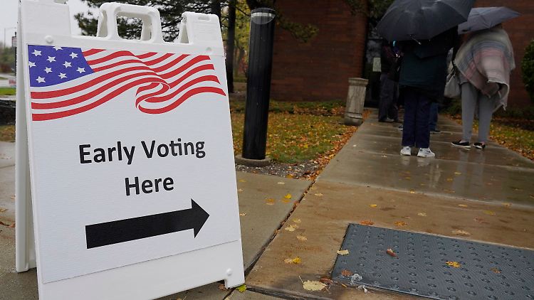 Vor allem Anhänger der Demokraten nutzen das sogenannte Early Voting in den USA.