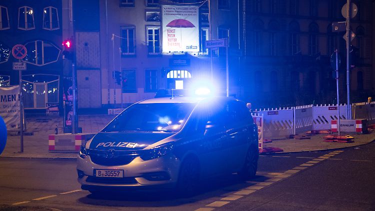 Polizeieinsatz am Samstagabend vor der "Alten Münze".