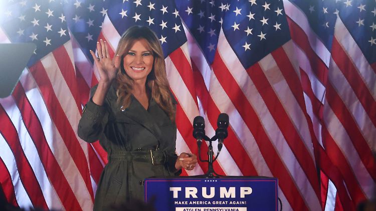 Melania Trump macht nur selten Wahlkampf für ihren Mann.