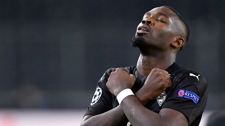 Voll fokussiert: Marcus Thuram erzielte beide Tore für die Gladbacher.