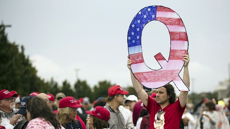 Das große Q ist das Symbol der QAnon-Bewegung.