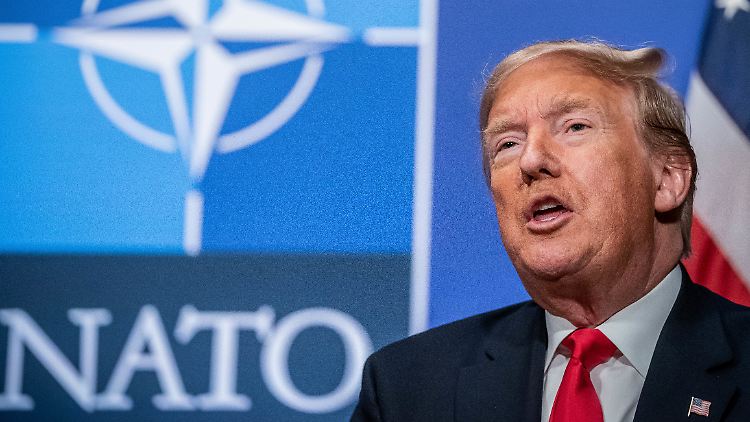 Für Donald Trump gilt der Leitspruch "America First" - auch mit Blick auf die Nato.