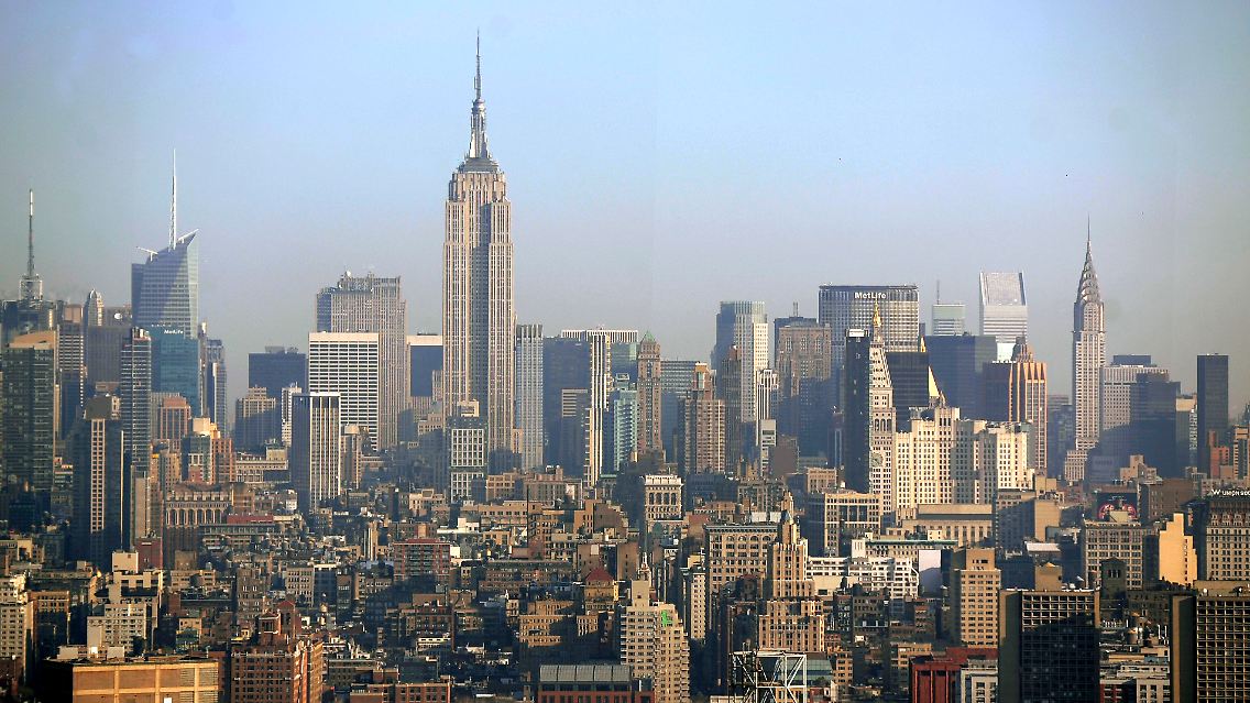 Eine Stadt, eine einzigartige Skyline: New York.