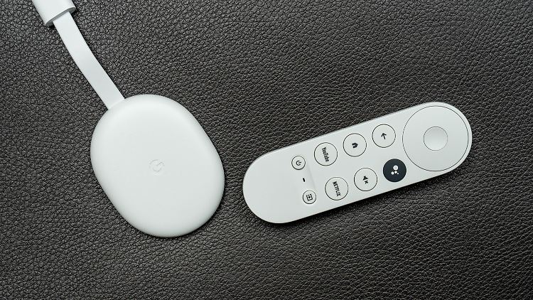 Der neue Google Chromecast mit Fernbedienung.